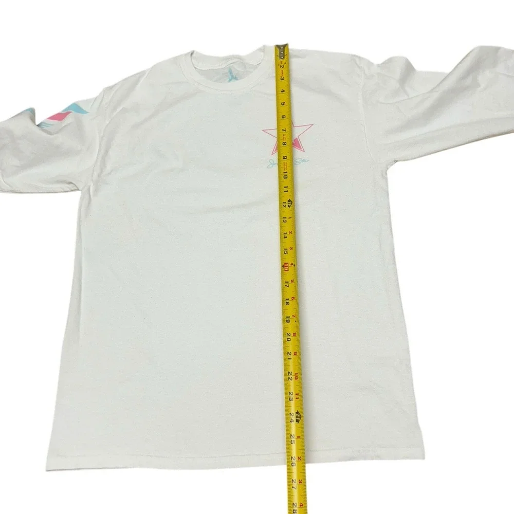 Jeffree Star Fashion‎ Shirt Unisex M White Snowflake Logo Graphic Long Sleeve